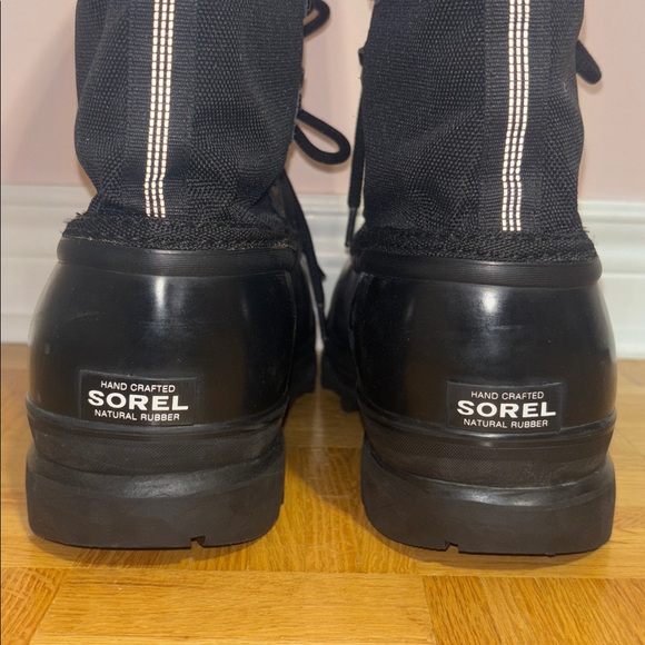 SOREL GLACIER™ XT Waterproof Insulated Women's Winter Snow Black Boots Size 10 - Picture 10 of 15